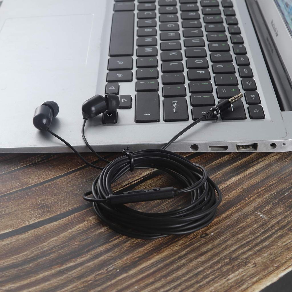 Drátová sluchátka Sluchátka Binaurální kanálová sluchátka Sluchátka Silné basy Lehká Ultra dlouhá 3m kabelová sluchátka Poslouchejte hudbu na dálku Hluk