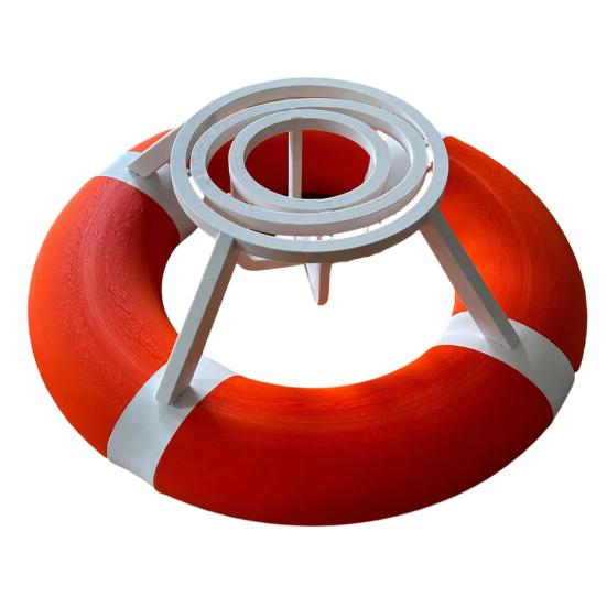 Floating Gyro Cup Holder, The Beer Buoy Floating Drink Holder, Anti Spill Gyro Can Holder, Pool Drink Float for 12oz Standard Cans, Floating Beverage