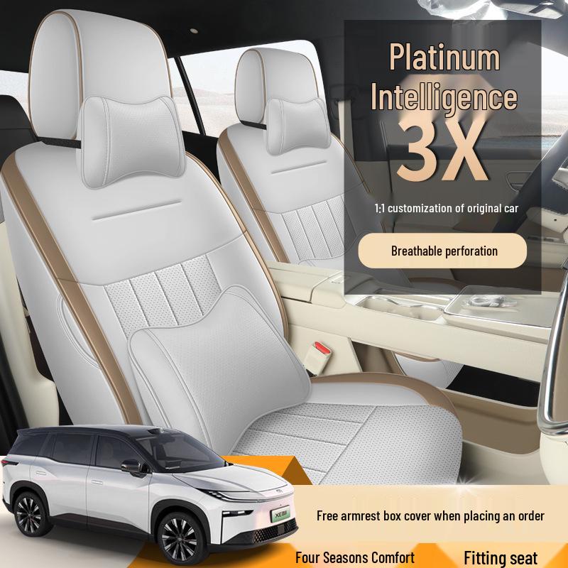 2025 Toyota BZ3X Leather Car Seat Covers: Model 610 Max All-Season Cushions