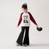 LUSON Girls' Spring Thin Flared Casual Pants