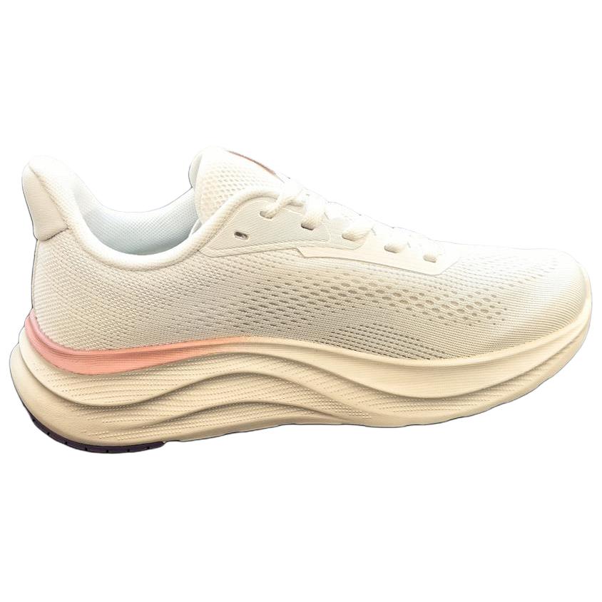 Anta Light Cloud 2 Comfortable Shock Absorption Breathable Low Top Casual Running Shoes Women sneaker Paper-White 122535509R-3