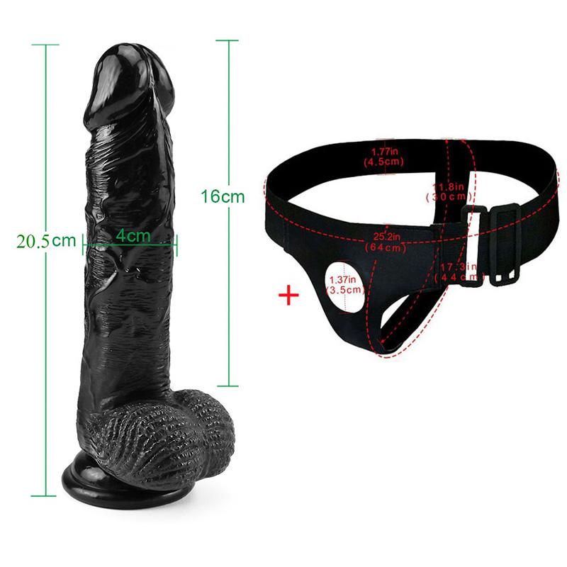 Strapon Dildo לנשים MoDi תחתוני דילדו חגורת פין ענקית רתמה מינית רצועה על צעצוע מין ללסבית 18+