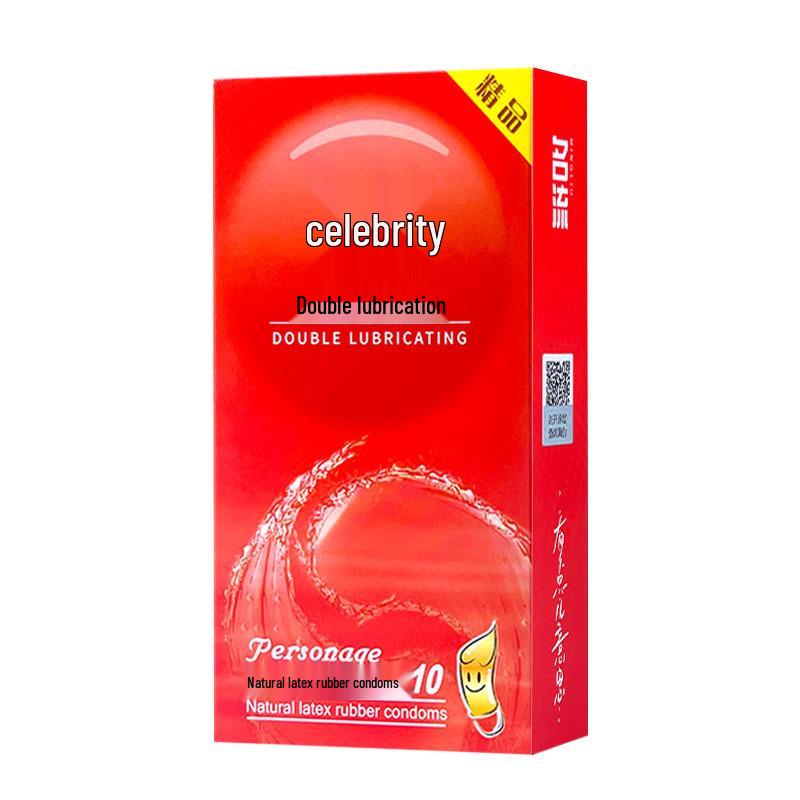 Celebrity Premium Hyaluronic Acid Ultra-Thin Dotted Ribbed Condoms