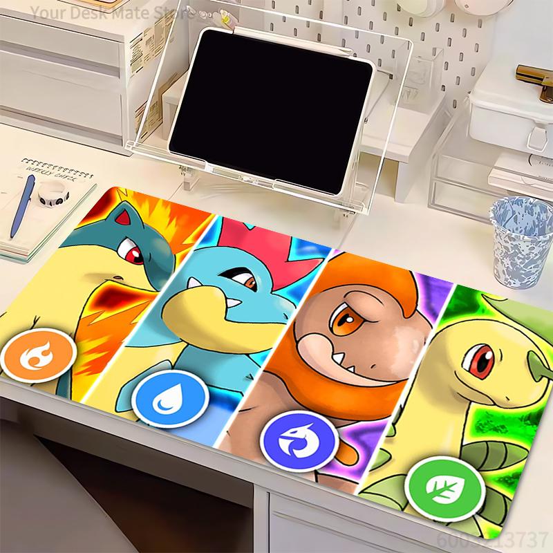 High-Quality Mouse Pad P-Pokemon Computer Laptop Anime Keyboard Mouse Mat xxl Mousepad Keyboards Pad Gamers Decoracion Desk Mat