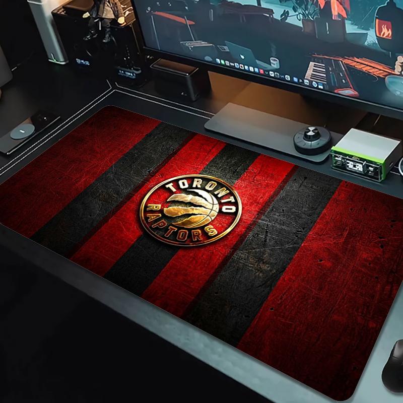Toronto Raptors Mouse Pad Large Gaming Table Cushion Nonslip Laptop Tablet Big Mousepad Xxl Mat Mini Pc Playmat With Lock Edge