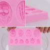 Mini Halloween Silicone Mold DIY Chocolate Fondant Cake Decoration Pumpkin Mold Tool for Home Party