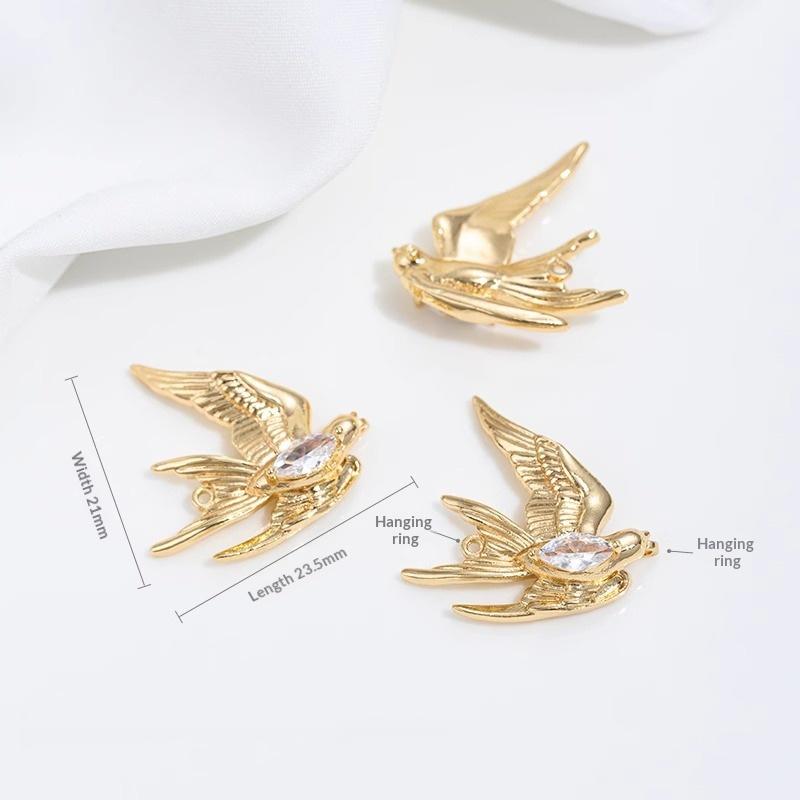 A White Peace Dove-Shaped Metal Brooch—Simple Unique And Cute A White Dove Accessory Badge