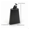 Cowbell Mounted with Mounting Bracket Metal Drum Kit Accessory for Drummers, Percussionists,