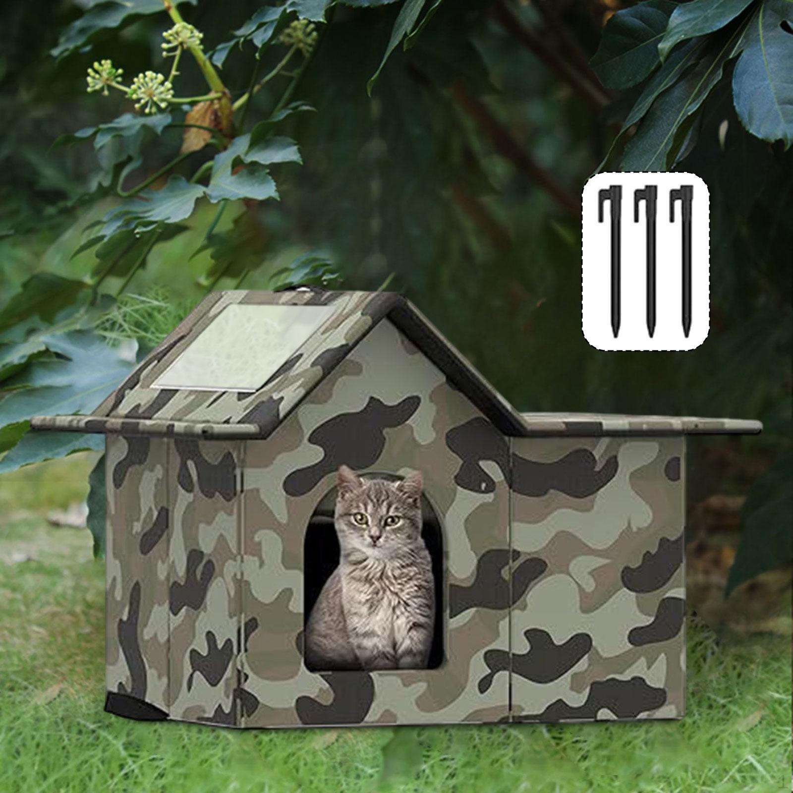 

Уличный кошачий домик-пещера кровать всесезонный маленький собачий утепленная будка для щенков для сада сарая