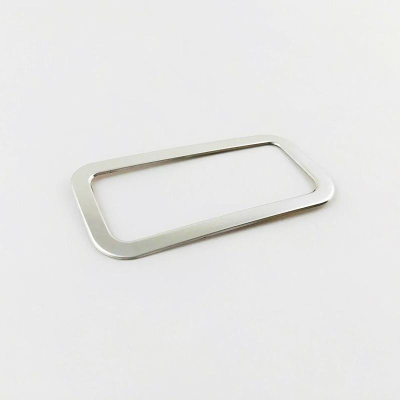 For Peugeot 3008 GT 5008 2017-2022 LHD Driver Seat Front Storage Box Cover Ring Trim Around Interior Stainless Steel Car Styling
