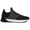 Adidas Falcon Elite 5 Comfortable Versatile Fabric Non-Slip Breathable Mid-Top Casual Running Shoes Men Sneaker Black White BA8166