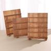 Wood Earring Display Stands 3/4/5 Layers Jewelry Earring Display Holder Wood Earring Card Holder For Home Shop Organization