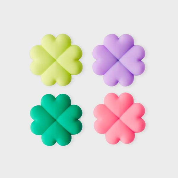 

Стикон «Четырехлистный клевер» Colee (Выберите параметры: Желтый/фиолетовый/зеленый/розовый)