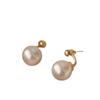 Pearl Dangle Stud Earrings for Women: Korean Fashion, Stylish Two-Way Wear, New Temperament Ear Ornaments