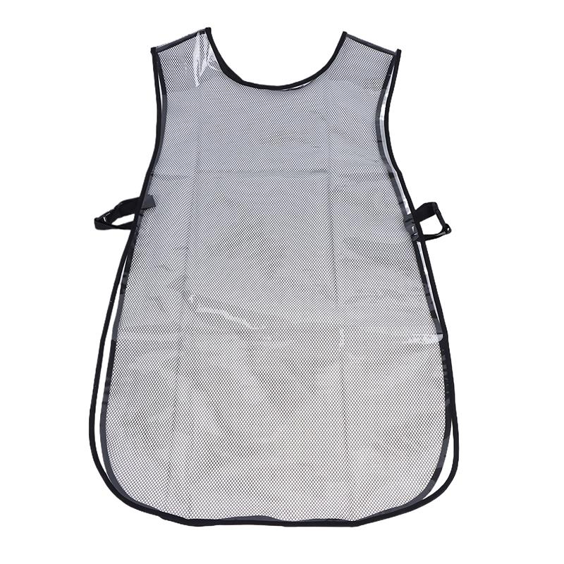 Șorț Impermeabil Față-Verso Negru/Transparent Uniformă Frizerie Șorț Coafor Salon Vesta Coafor Pentru Salon de Înfrumusețare Unghii