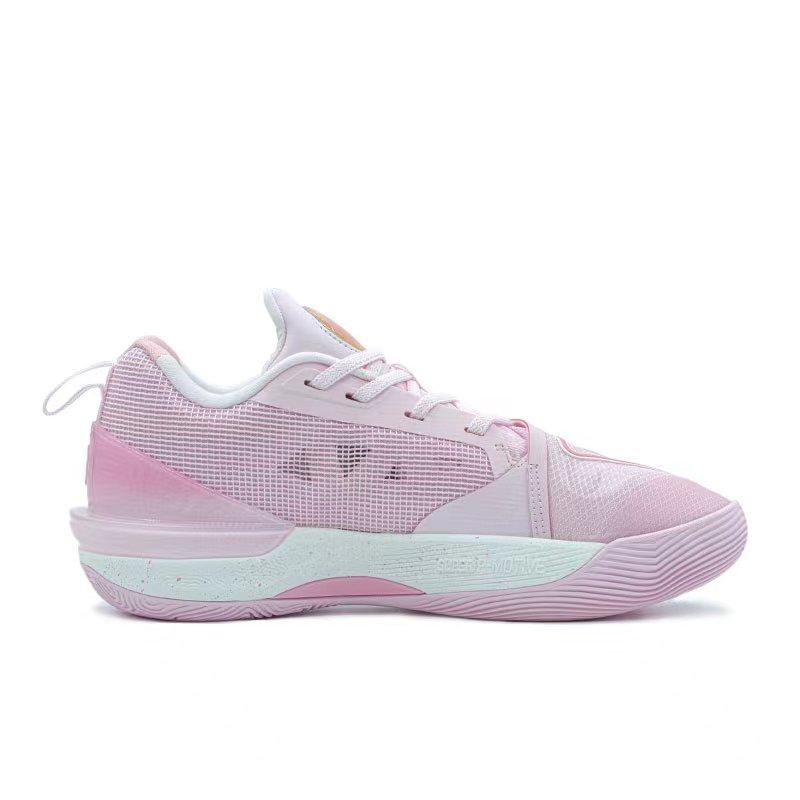 Peak Taiji Big Triangle 3.0 Peach Blossom Limited Stable Anti-Twist Non-Slip Wear-Resistant Breathable Rebound Low-Top Basketball Shoes ET43847A