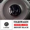 Car Carbon fiber pattern Logo Steering Wheel Decoration Sticker For VW GTI Polo Golf MK6 MK7 Passat Tiguan CC T-ROC/Car keychain Oz5