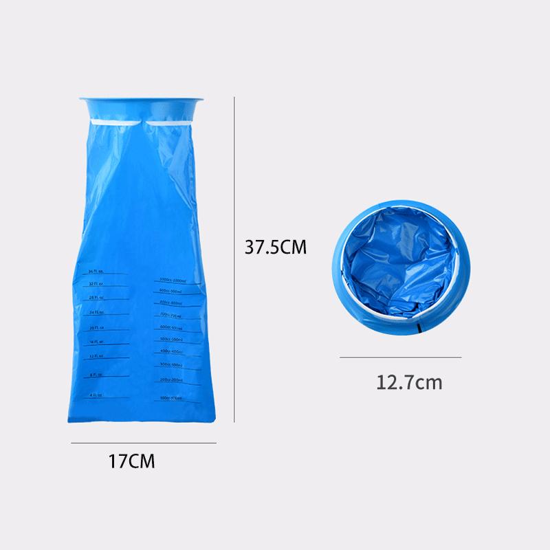 1000ML Disposable Vomit Bag Portable Disposable Travel Car Airplane Motion Sickness Nausea Pregnant Emergency Vomit Cleaning Bag