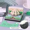 Time Piece Calendar 2026 Desk Calendar With Led Light 3D Tear-Away Calendar Paper Carving Art Memo Pad Notepad Gift Christmas