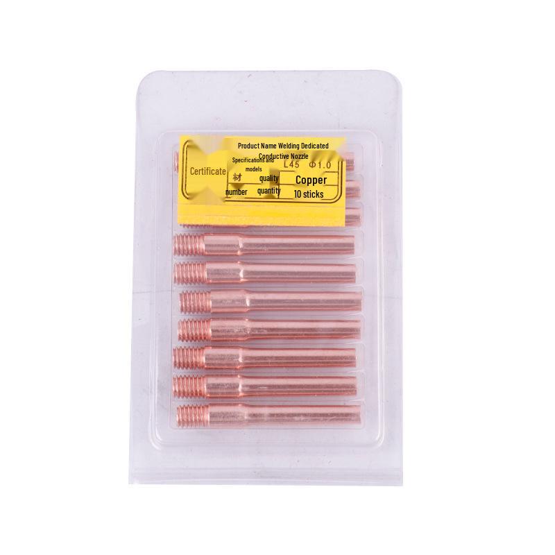 Gas Shielded Welding Copper Contact Tips for CO2 Welding and Cutting.