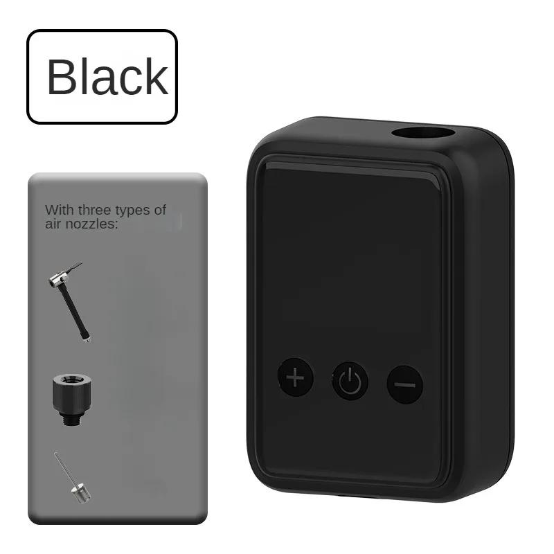 

Перезаряжаемый воздушный насос беспроводной насос для накачивания шин портативный автомобильный воздушный компрессор для мотоцикла велосипеда лодки АВТО шарики для шин чёрный