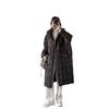 Womens Lightweight Hooded Down Coat Winter Mid-Length Slim Fit White Duck Puffer Jacket In Beige Brown Black Sage Green