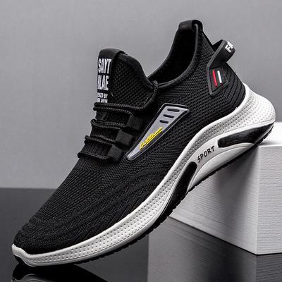 Men's Shoes Spring New Men's Shoes Casual Fly-woven Running Shoes Fashionable Men's Sports Shoes