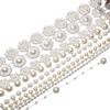 Abs Round Pearl Beads Rope Diy Craft Supplies Jewelry Decoration Wedding Dress