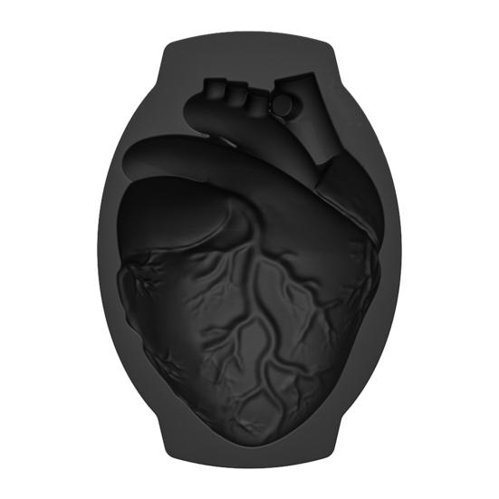 Silikonová forma na fondán s lidským srdcem, forma na dort ve tvaru mozku na pečení dortu