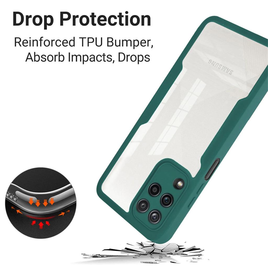 360 Clear Case for Samsung Galaxy S24 S22 S23 Plus Ultra A15 A35 A55 A54 A14 A73 A53 A33 5G Core 5G Screen Full Protection Cover