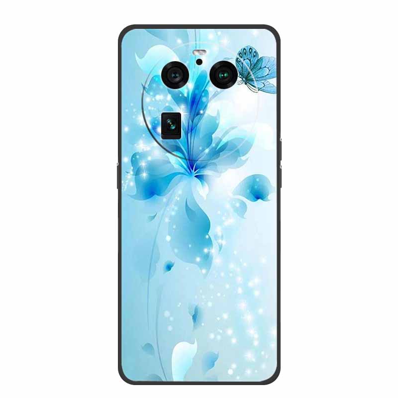 For Oppo Find X6 Pro Case Original Soft Silicone Shockproof Phone Back Cover Cases for Oppo Find X6 Pro 5G Cool Protector Shell