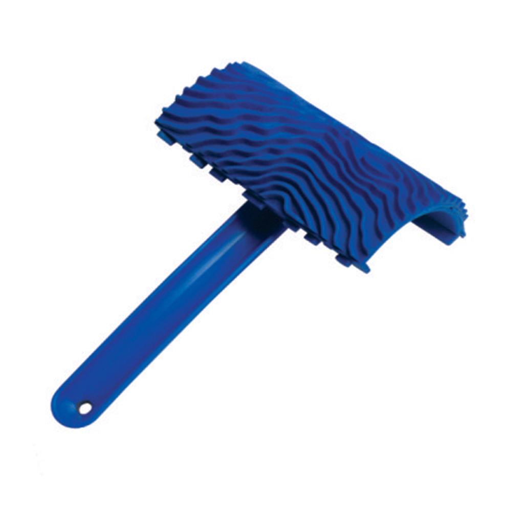 Painting Roller DIY Wood Graining Tool Rubber Wall Painting Accessories for Creating Wood Texture Effects