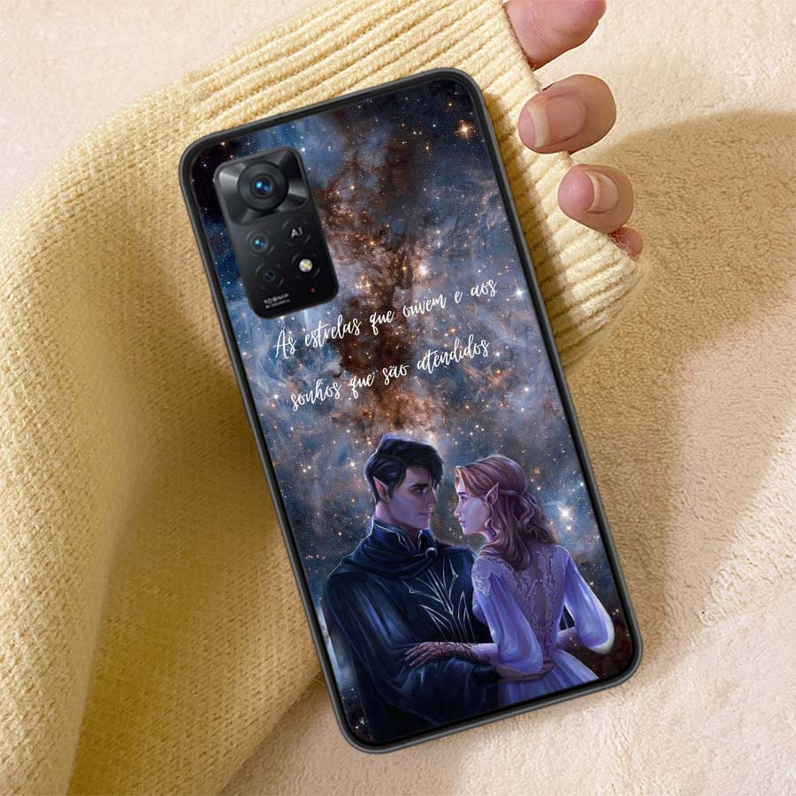 A Court of Mist and Fury Sarah J Maas Phone Case For Redmi Note 13 14 15 Pro Plus 12 13C 12C 15C 9 10 10C 9T 9C 9A TPU Soft Cove