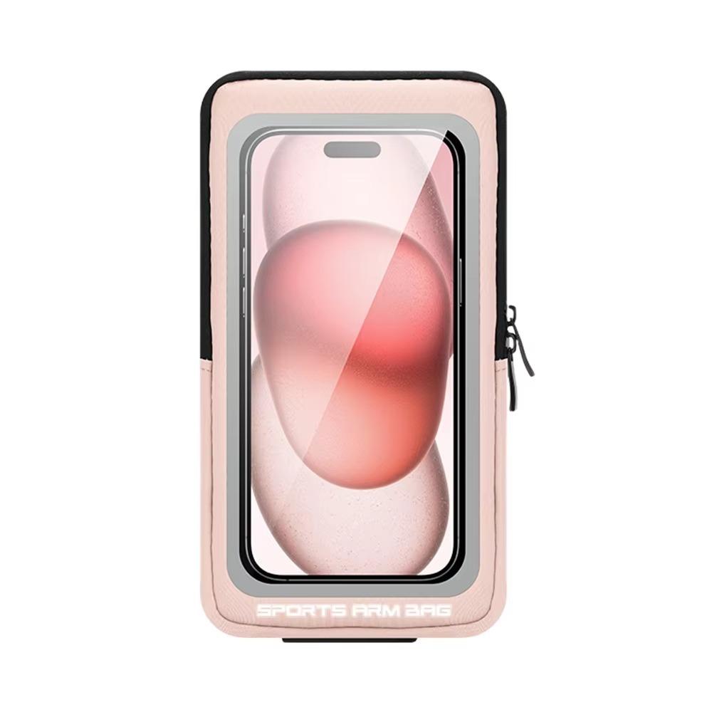 

Нарукавные/Наручные/Плечевые Повязки для Мобильного Телефона 7 дюймов Унисекс Бег Телефон Наручная Сумка Спорт pink