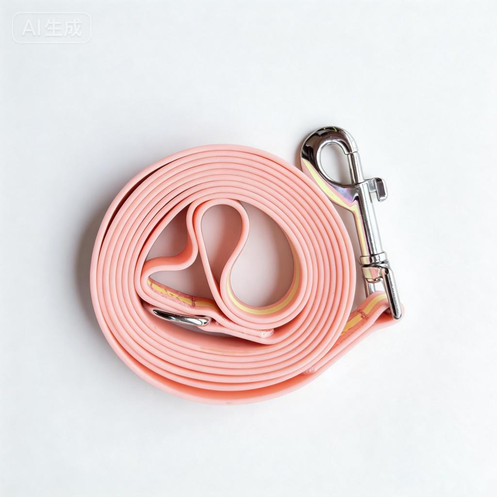 2.0M 3.0M Odor-resistant Anti-microbial Reflective PVC Dog Training Leash Fluorescent Glow in Dark