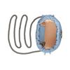 Gucci crossbody bag GG Marmont Silver Label Logo Quilted Leather Drawstring Bucket Chain Shoulder Mini Women's Light Blue Candy Color Unicorn Color