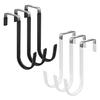 6Pcs Bathroom Bedroom Door Towel Hangers Household Activities Single Hook