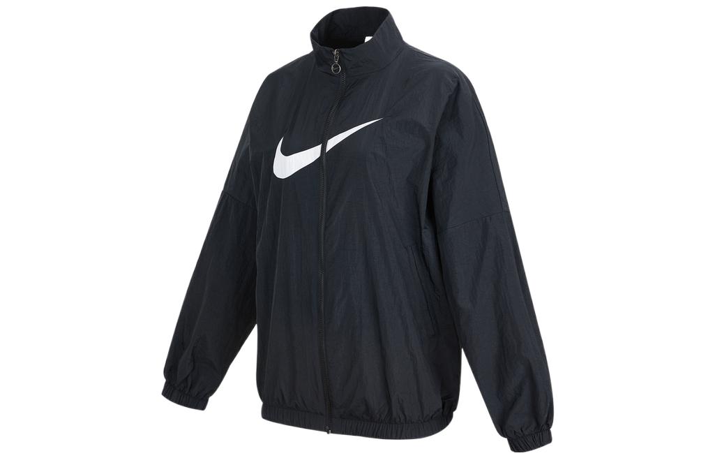 Nike Sportswear Essentials Jackets Women s Black Stand Collar Moderate Other DM6182-010 M