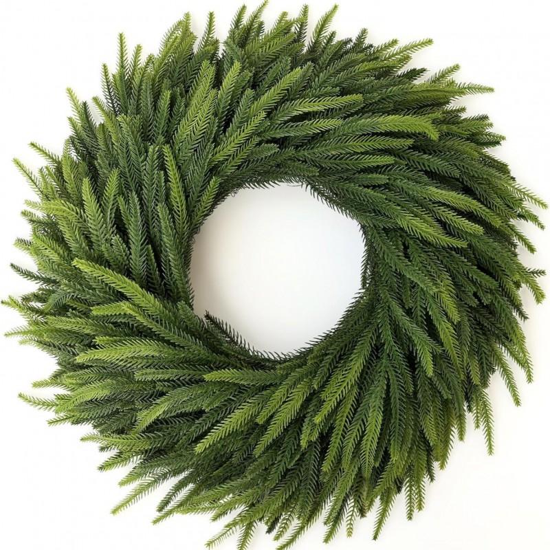 Large Norfolk Pine Wreath Artificial Greenery