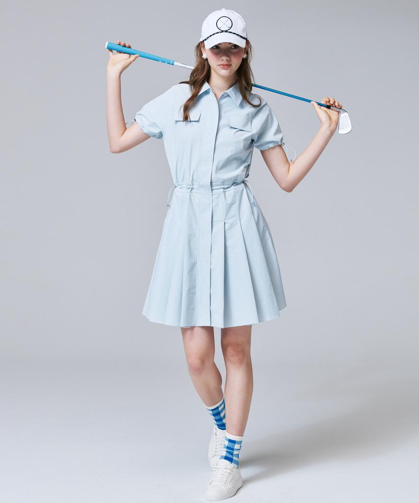 KLIMGOLF Signature Pleated Dress
