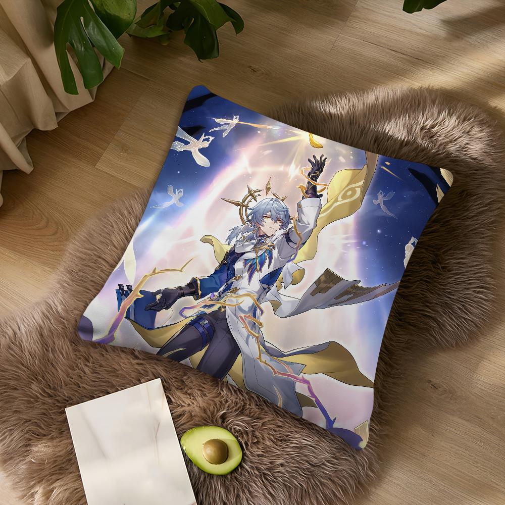 Honkai Star Rail Sunday Cushion Cover For Bedroom Car Coffee Shop Room Soft and Living Room Sofa Decorative Pillow Cover Case