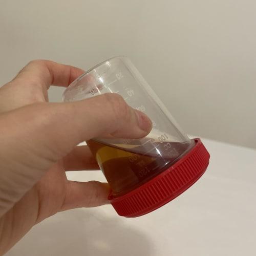Set of 10 Matsumoto Sangyo Sample Bottles, 120ml Plastic, Wide-Mouth, Screw Cap, Graduated, for Liquids, Solids, and Powders, JPD (J Product Design),