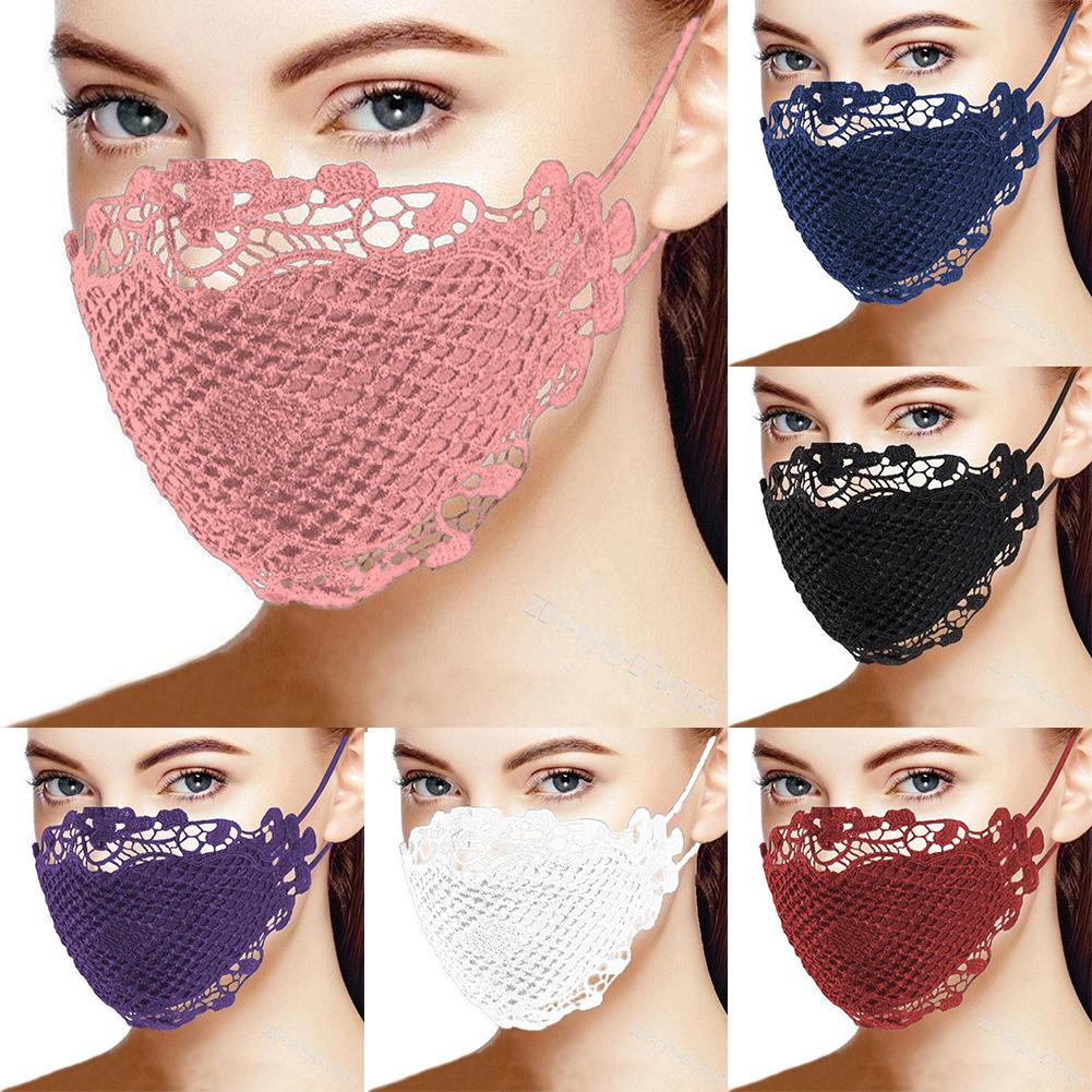 Lightweight Reusable Lace Mask for Women Stylish Protection for Cosplay