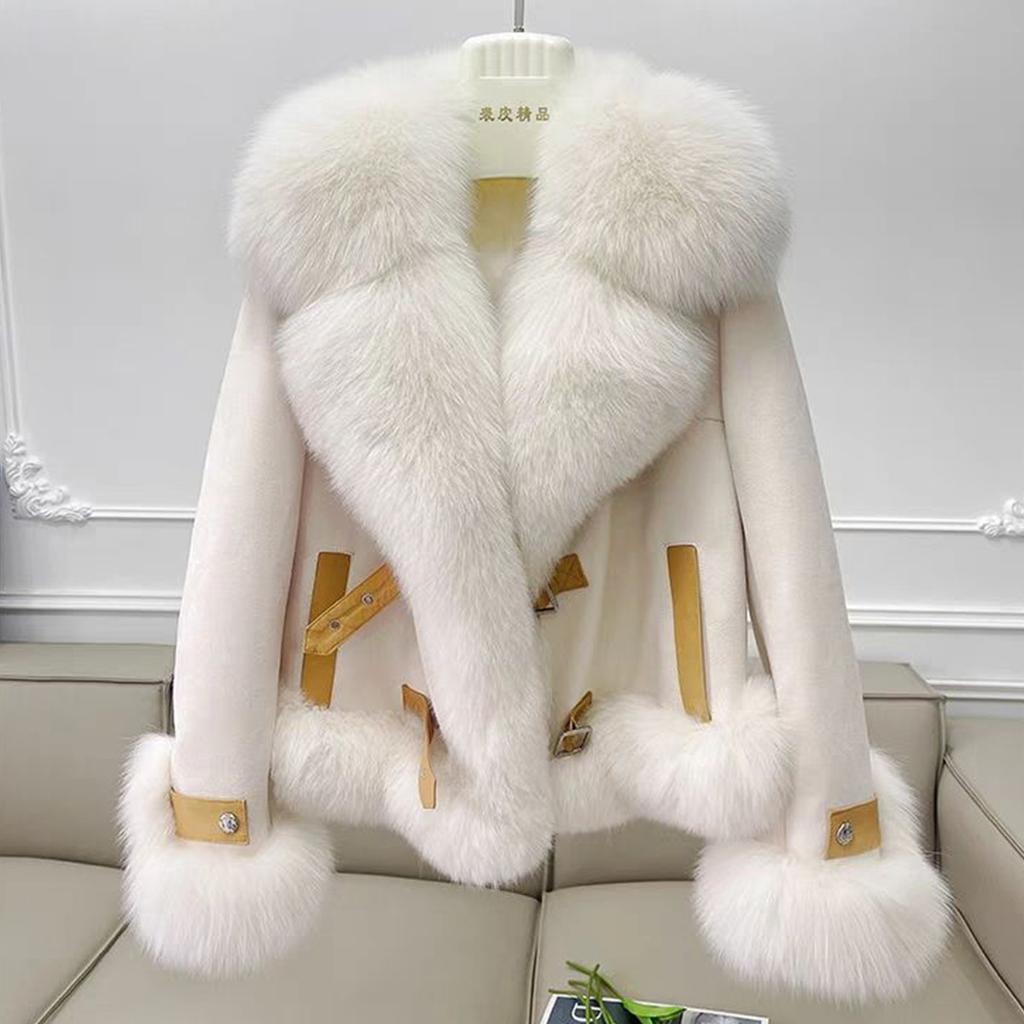 Women Imitation Fur Coat New Fashion Autumn Winter Jacket Warm Short Faux Fur Coat