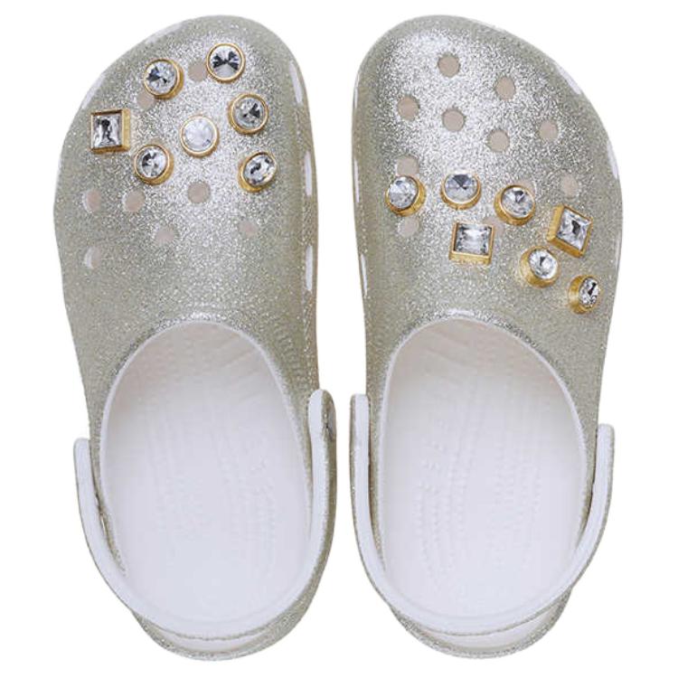Crocs Eva Trendy Comfortable Fashion Clogs Women Footwear Silver 211392-040