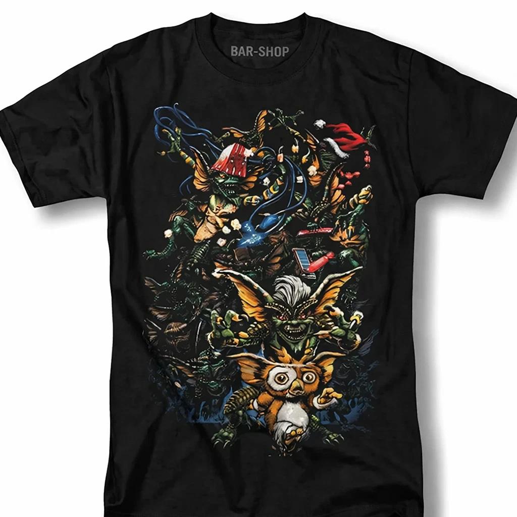 Gremlins Gizmo Shirt, 80s Horror Comedy Retro Movie Poster T-Shirt Unisex L