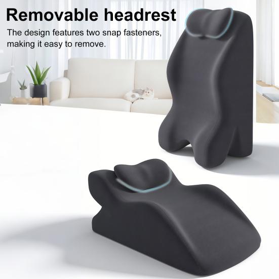 Yousheng Couples Pillow Wavy Wedge Pillow for Chest Back Relief Memory Foam Butt Cushion Ergonomic Posture Support Multi-Functional Bed Pillow