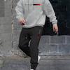 Tuta con felpa con cappuccio da uomo Set Tuta Misto cotone Abbigliamento da casa Giovani Adulti