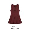 Araltay New Arrival Fashion Style Women's Clothing Fashion French Style Bow Fishtail Hem Dress 4661316
