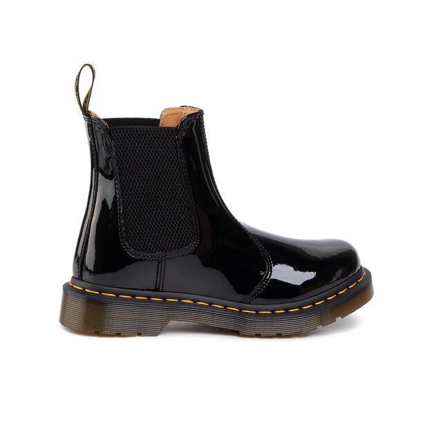 Dr Chelsea Boots. Martens 2976 Patent Lamper 25278001 Black